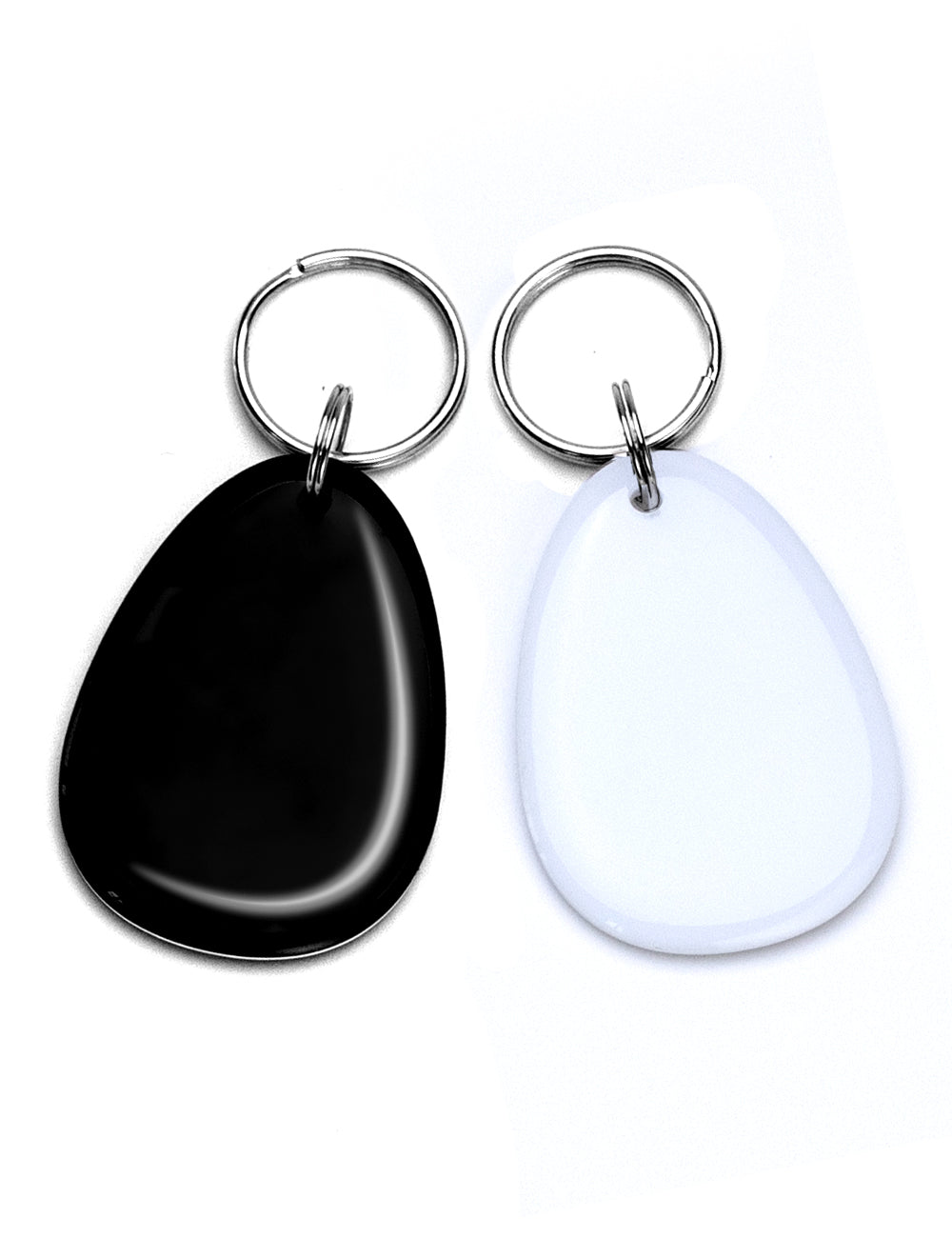 RexID Rewritable 125KHz Blank Keyfob Tag Working with RexID Programmer for Flexible Programming of Different Custom Formats,Facility Codes,and ID Range for On-Demand Production