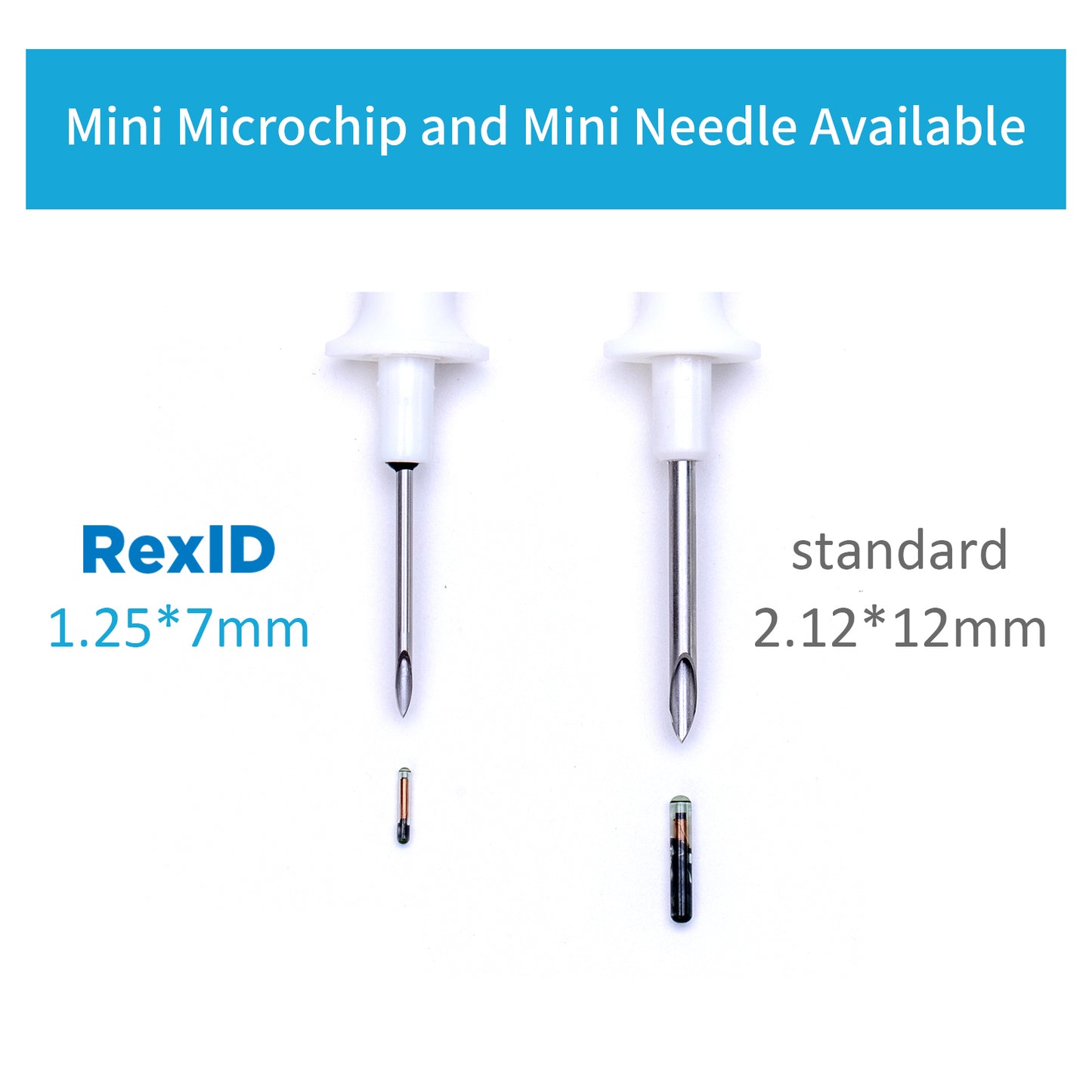 1.25mm 7mm Pet Microchip ISO Standard FDX-B